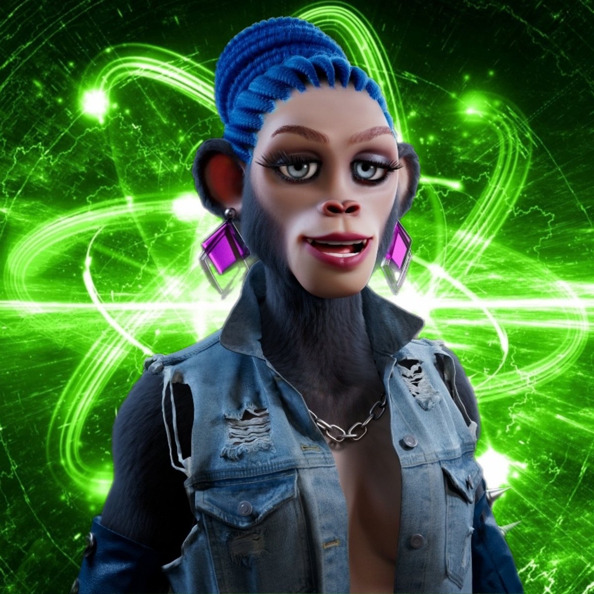 Weeda_Queen10's tweet image. Day 86 🚩#ApeTraitOfTheDay 
- Hair Trait Day 

#TheConfigurator