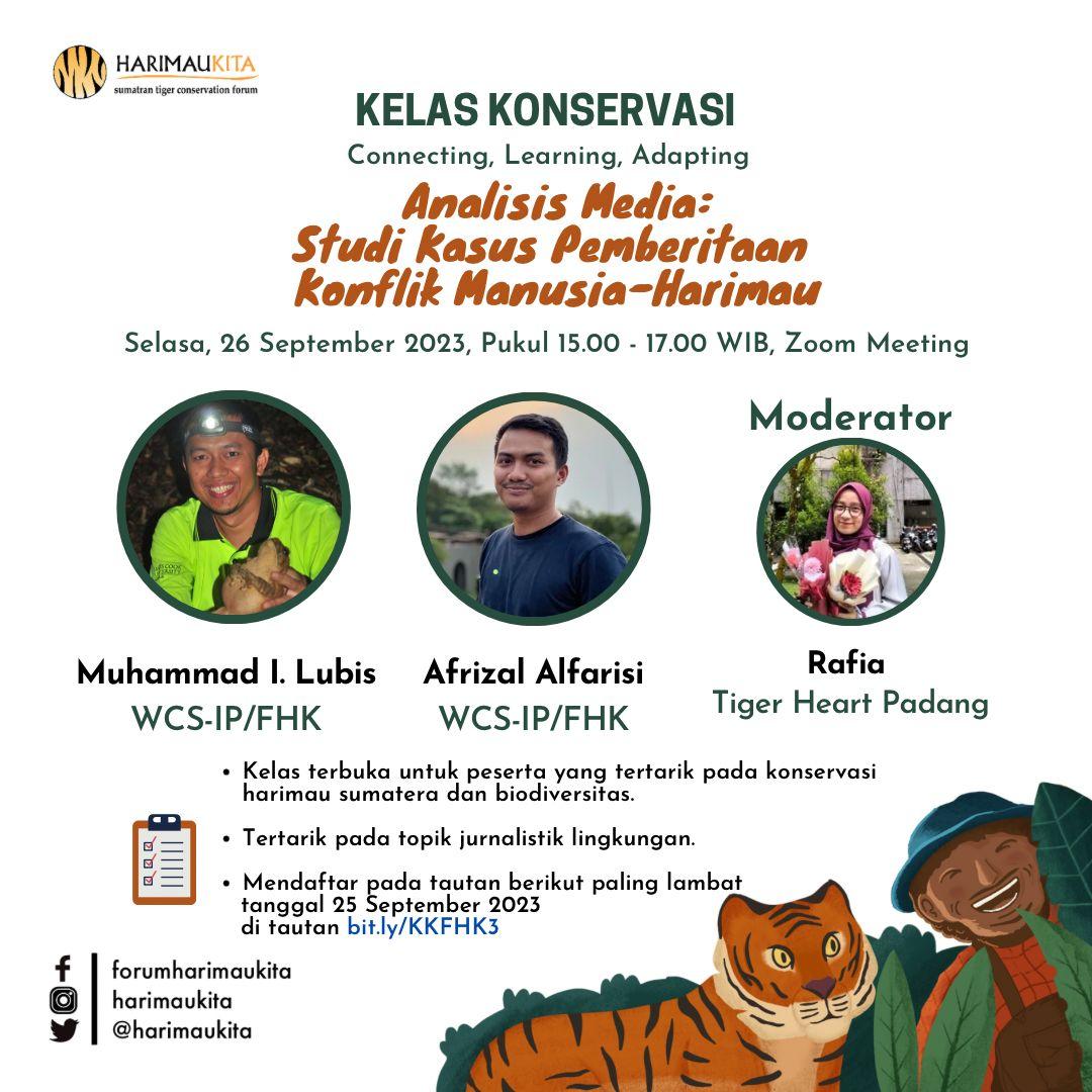 ilubis's tweet photo. I will talk about how we used web scrapping and text mining to gather information and mapping human and tiger conflict. https://t.co/ZuIN8f289R