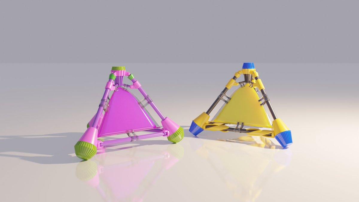 I know this is different from what I normally post, but I recreated the Splat Bomb from Splatoon in Blender! I also did a redesigned version that fits the Splat weapon designs in S3, and I'm proud of how they both turned out <3 #Splatoon3