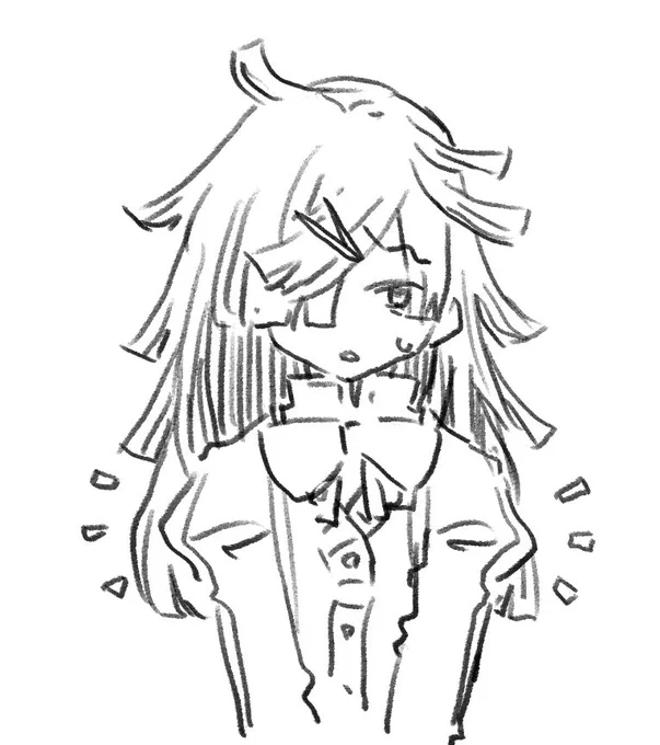 見滝原制服の上からカーディガンを着たばっかりに肩がえらいことになる愛生まばゆちゃん