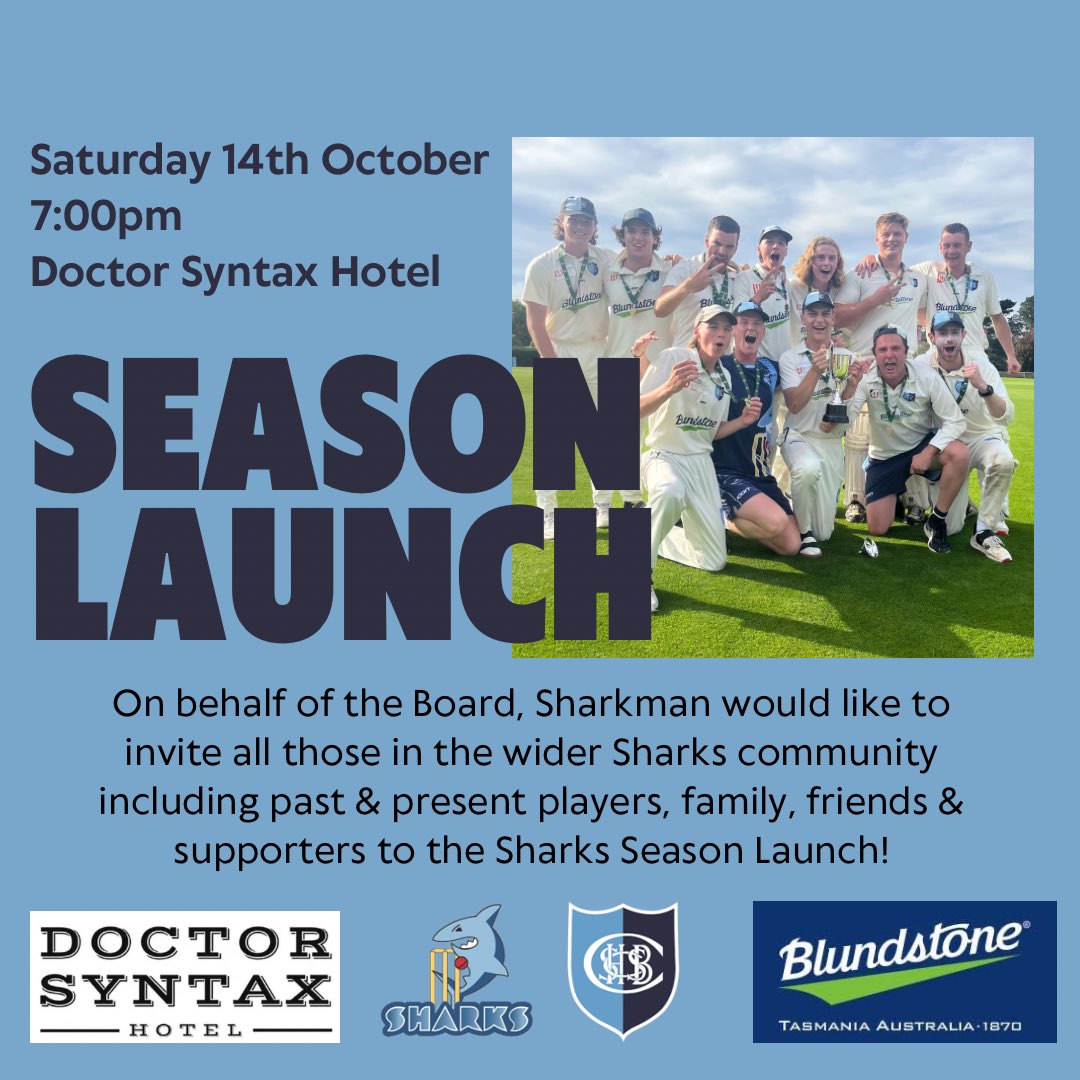 Put this one in the diary! 🦈 🏏