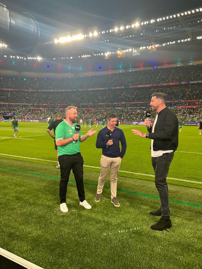 Unbelievable night in Paris. You’re doing us all proud <a href="/IrishRugby/">Irish Rugby</a> ☘️