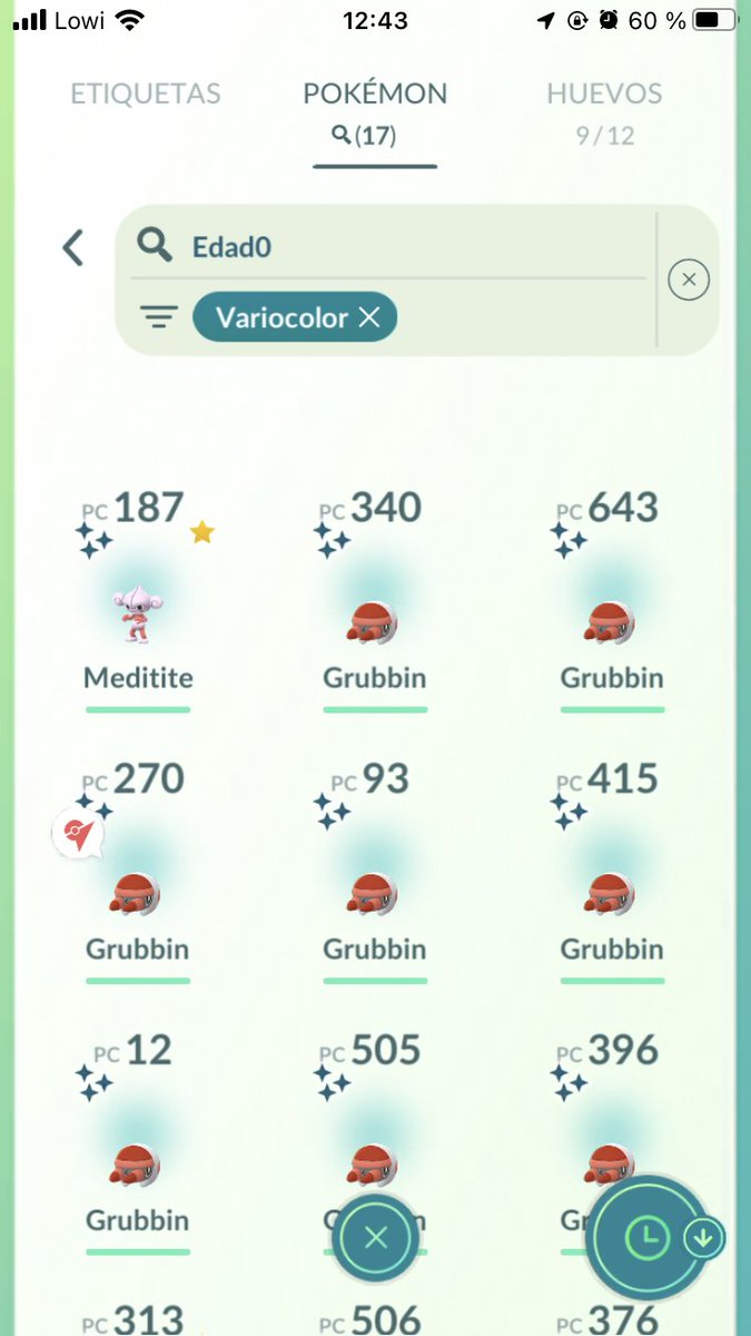 SofiissPoGo's tweet photo. Así acabó el Community de grubbin
#PokemonGo #PokemonGOApp #ShinyPokemon #ComunnityDay #Grubbin https://t.co/6OZjbcypkd
