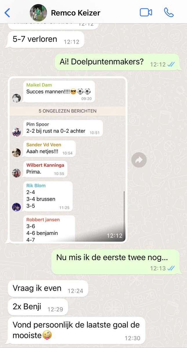 SVBorger0599's tweet photo. 🟢⚪️ E I N D S T A N D

De Groene Galliërs gingen vanmorgen met 5-7 onderuit tegen @vvWeerdinge 2.

Doelpuntenmakers Borger:
Benjamin Mazeau 3x
Erik Brussen
Remco Keizer

Volgens de onafhankelijke correspondent was met name de laatste goal een plaatje… 🤩

#BorgerLeeft💚 https://t.co/p0sPbnbqTb