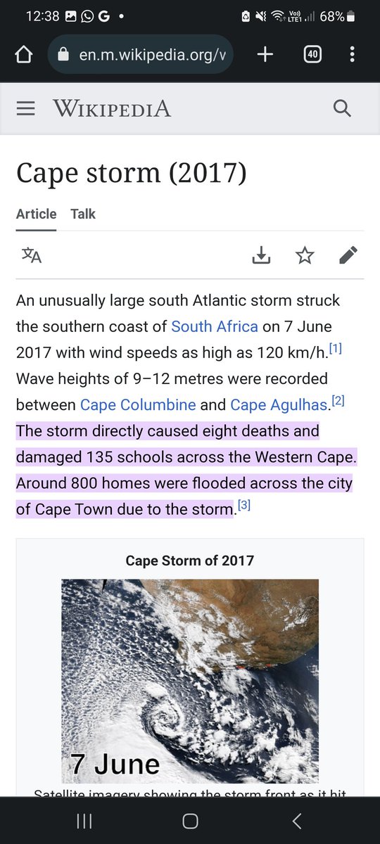 NoSurrenderRSA's tweet image. WARNING:
Tonight's storm predicted to be WORSE than the 2017 carnage.
That's pretty severe.