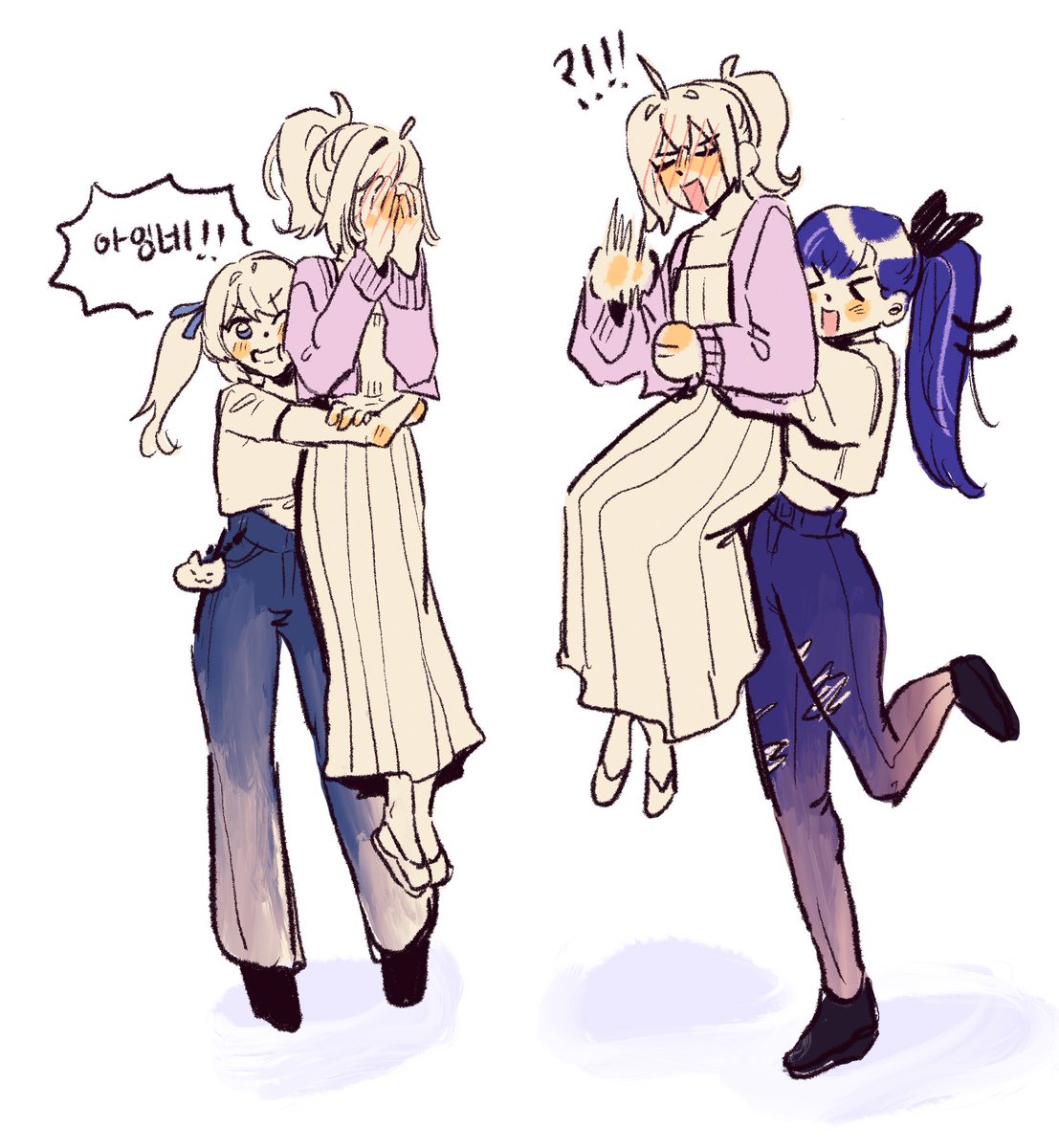 chamcham01010's tweet image. 손이떨려서더못그리겠다