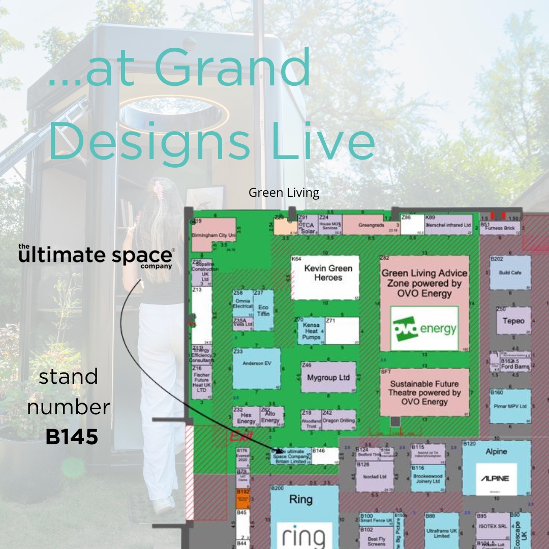 We are so excited to be heading up to Grand Designs Live, Birmingham NEC - between 4th-8th October!

Come and see us in Green Living at stand number B145, and see the potential of the HEX for yourself! 

@granddesignstv

#granddesigns #granddesignslive #WorkLifeBalance