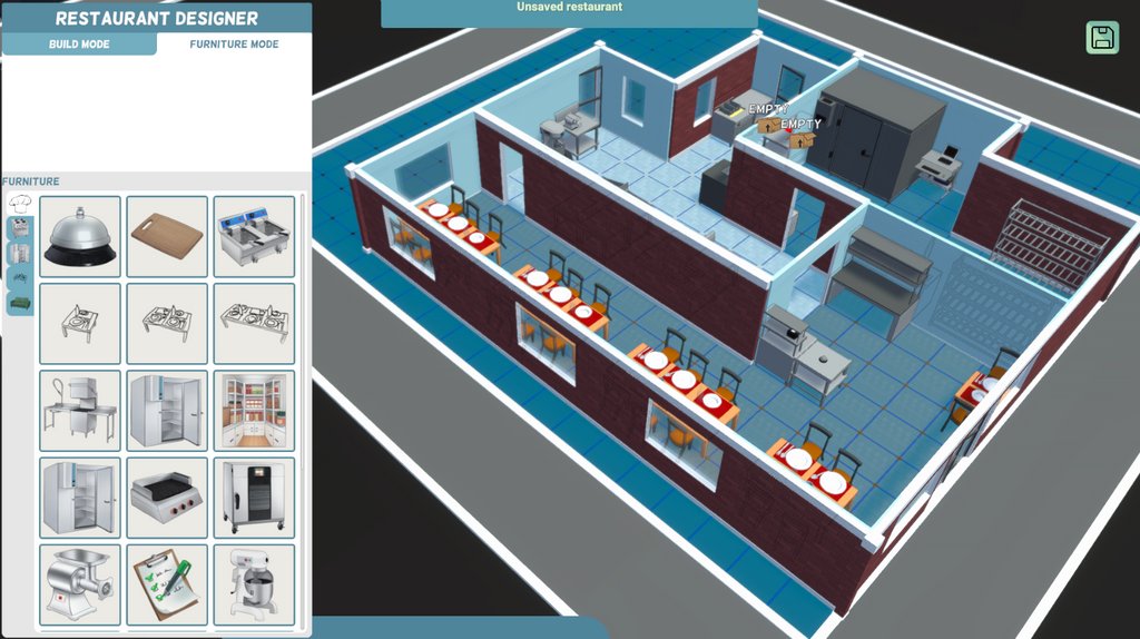 150_beanies's tweet photo. The level editor is capable of making pretty elaborate restaurants.
#kitchengoals #kitchengames #kitchenconfidence #instagamer #indiestudio #indiegaming #indiegames #indiedeveloper https://t.co/CUb53x5GGo
