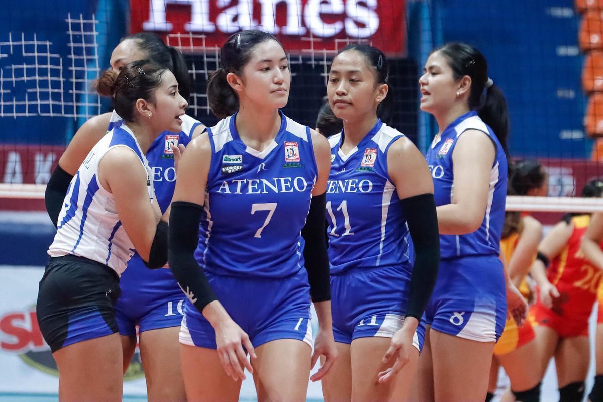 teamsobe7's tweet photo. Ateneo Blue Eagles sweeps Mapua Lady Cardinals in their first match! 💙🦅

Congratulations girls!!

📸 @ShakeysLeague 
#ShakeysSuperLeague 
#SSLPreseason https://t.co/pdOkTXNPCP