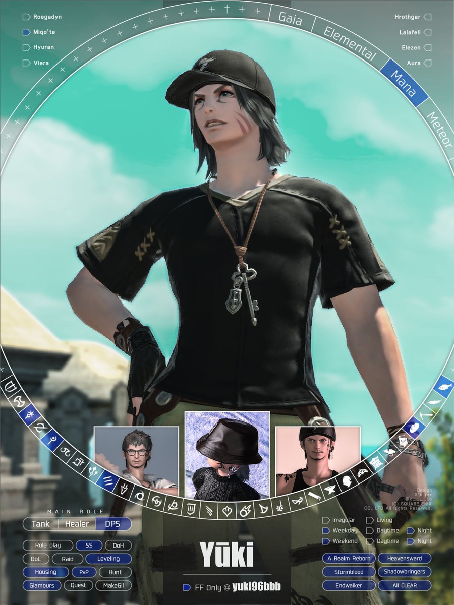 yuki96bbb's tweet photo. #FFXIVCharacterCard
#MinatoCircle
#FFXIV https://t.co/pICesp1Un4