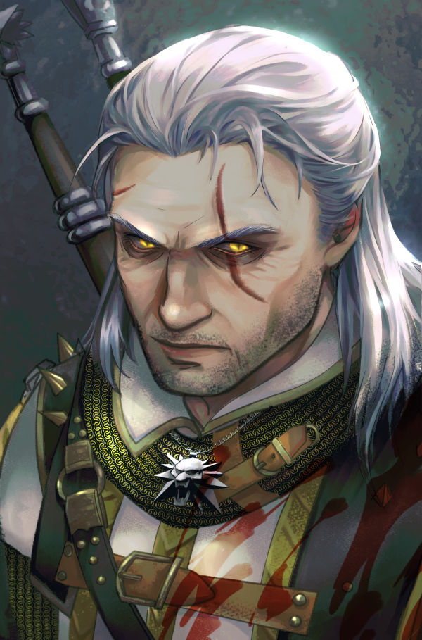 #TheWitcher #Geralt
白狼稿。画了最常穿的纵火狂(x)狮鹫套