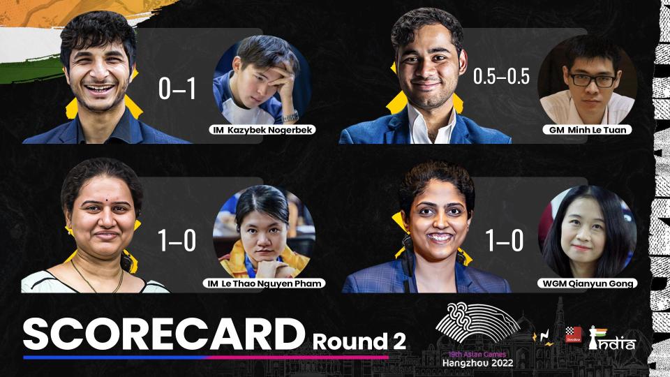 ChessBase India on X: The very exciting battle of round 1 at the