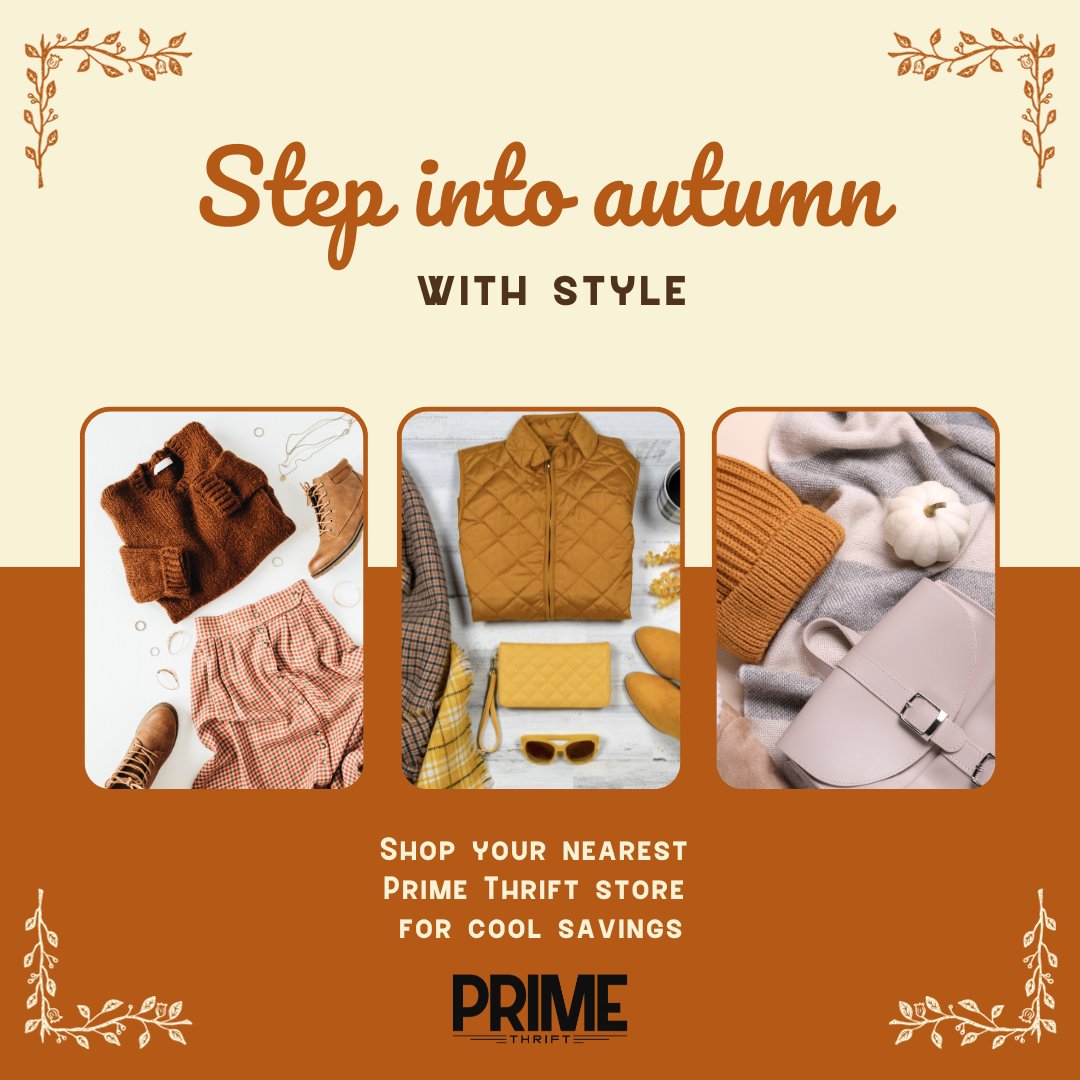 Autumn calls for a new wardrobe, and we love the merchandise we are getting in our stores. These cozy and chic looks  are giving  all the fall vibes 🍂 #thriftedstyle
