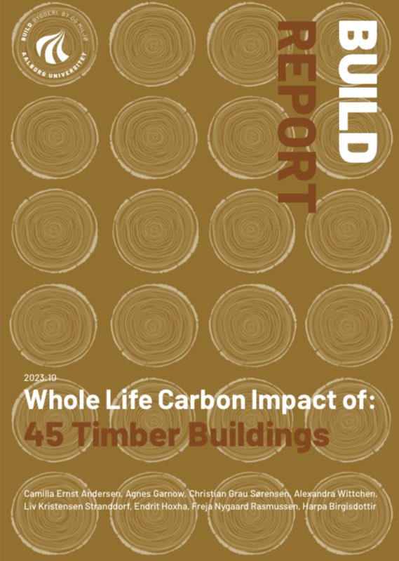 We have an English version of our report "Whole Life Carbon Impact of 45 Timber Buildings" available now.
It investigates the environmental impact of 45 timber buildings along with the practical challenges encountered when using timber in construction. 
👇
build.dk/Assets/Klimapa…