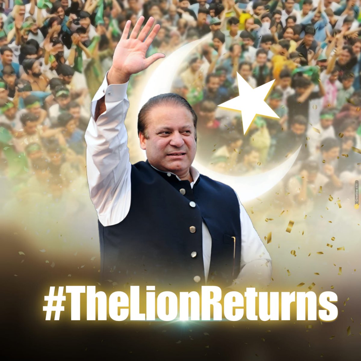 The Lion Returns #تیرا_اینج_دا_استقبال_ہوسی