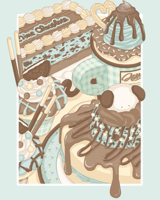 「cream sweets」 illustration images(Latest)