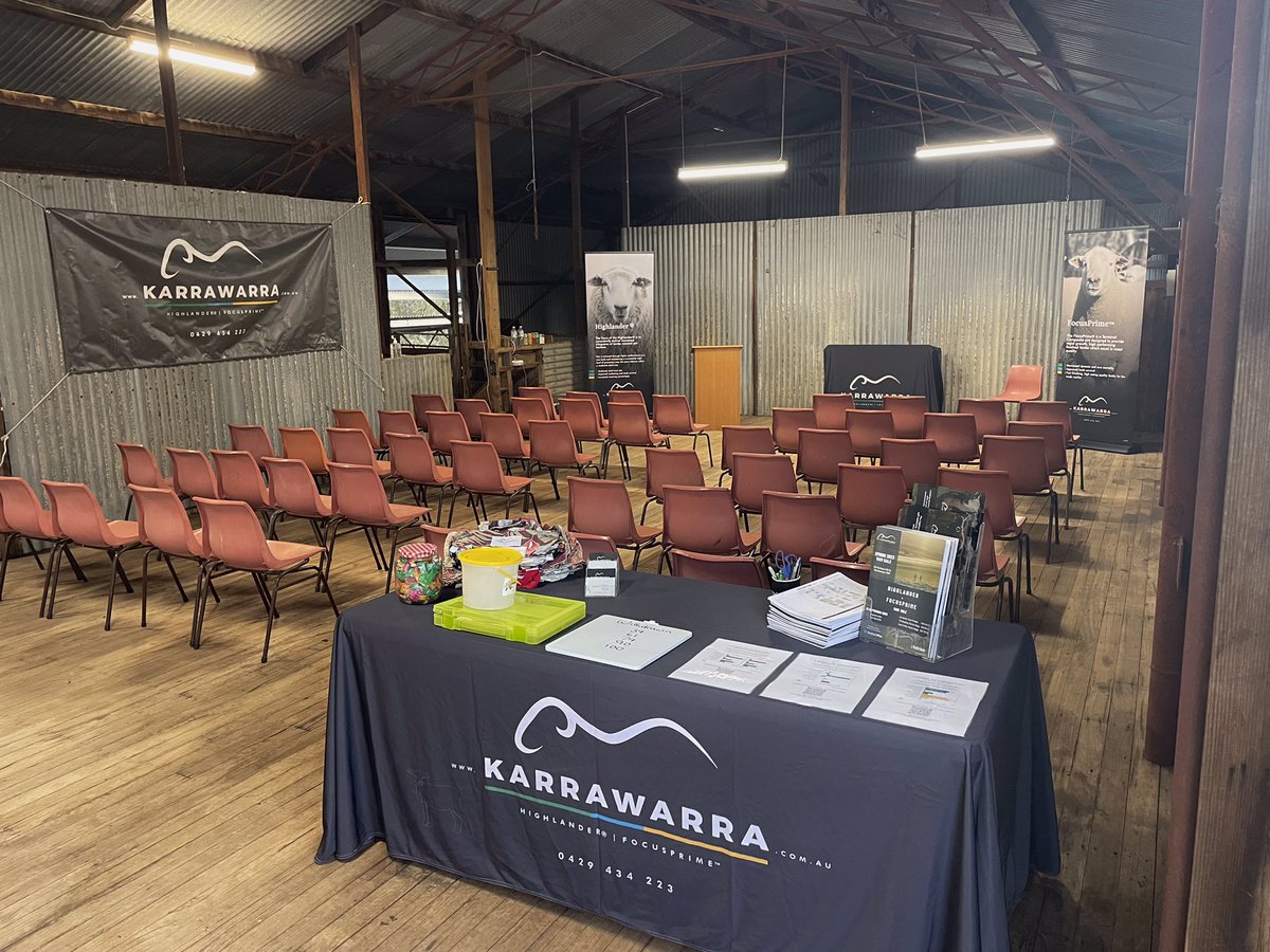 Karrawarra Ram Sale
Monday 25th Sept
Inspections from 9am
Auction starts @ 12pm