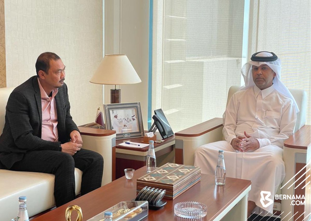 bernamadotcom's tweet photo. #Doha Ketua Pegawai Eksekutif BERNAMA Roslan Ariffin mengadakan pertemuan bersama Ketua Pengarah Agensi Berita Qatar (QNA) Ahmed bin Saeed Al Rumaihi membincangkan prospek baharu kerjasama dua hala agensi berita rasmi Malaysia dan Qatar

📸 Mohd Shukri Ishak / BERNAMA

#BernamaImages