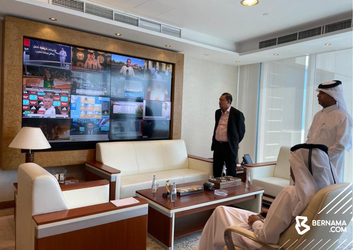 bernamadotcom's tweet photo. #Doha Ketua Pegawai Eksekutif BERNAMA Roslan Ariffin mengadakan pertemuan bersama Ketua Pengarah Agensi Berita Qatar (QNA) Ahmed bin Saeed Al Rumaihi membincangkan prospek baharu kerjasama dua hala agensi berita rasmi Malaysia dan Qatar

📸 Mohd Shukri Ishak / BERNAMA

#BernamaImages