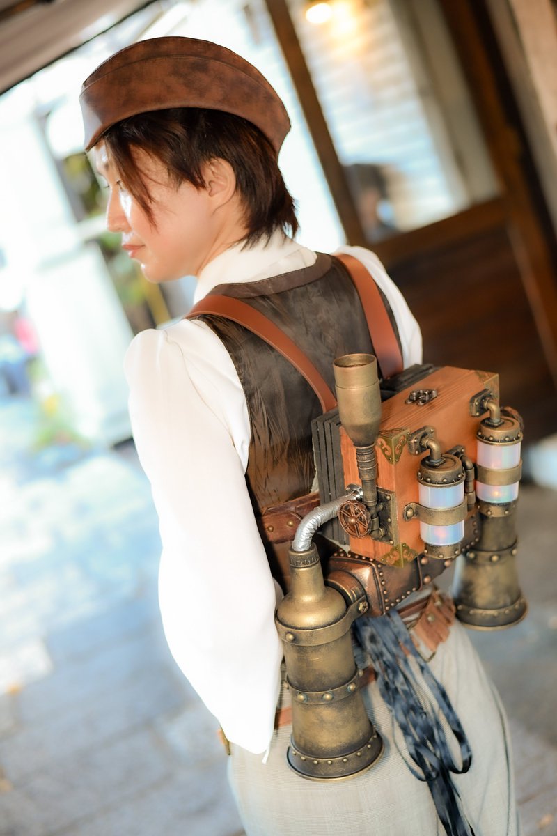 mermerhababa's tweet image. カッコよく撮って頂いたジェットパック💪( &apos;ω&apos; 💪)
photo:燕蜂
@Barrettbee09
#スチリバ #steamriverside