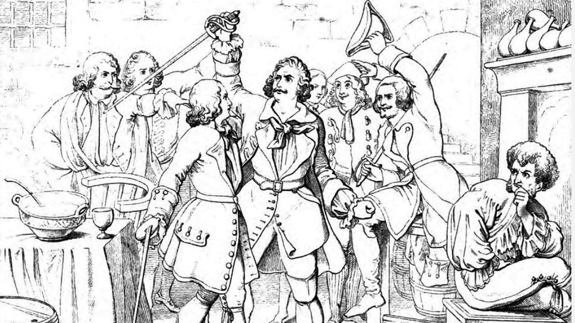 Ich wünschte zur Ehre der Menschheit, daß ich hier nichts als Karikaturen geliefert hätte, muss aber gestehen, so fruchtbarer meine Weltkenntnis wird, desto ärmer wird mein Karikaturenregister.

Friedrich Schiller in der unterdrückten Vorrede zu "Die Räuber", Ostern 1781.