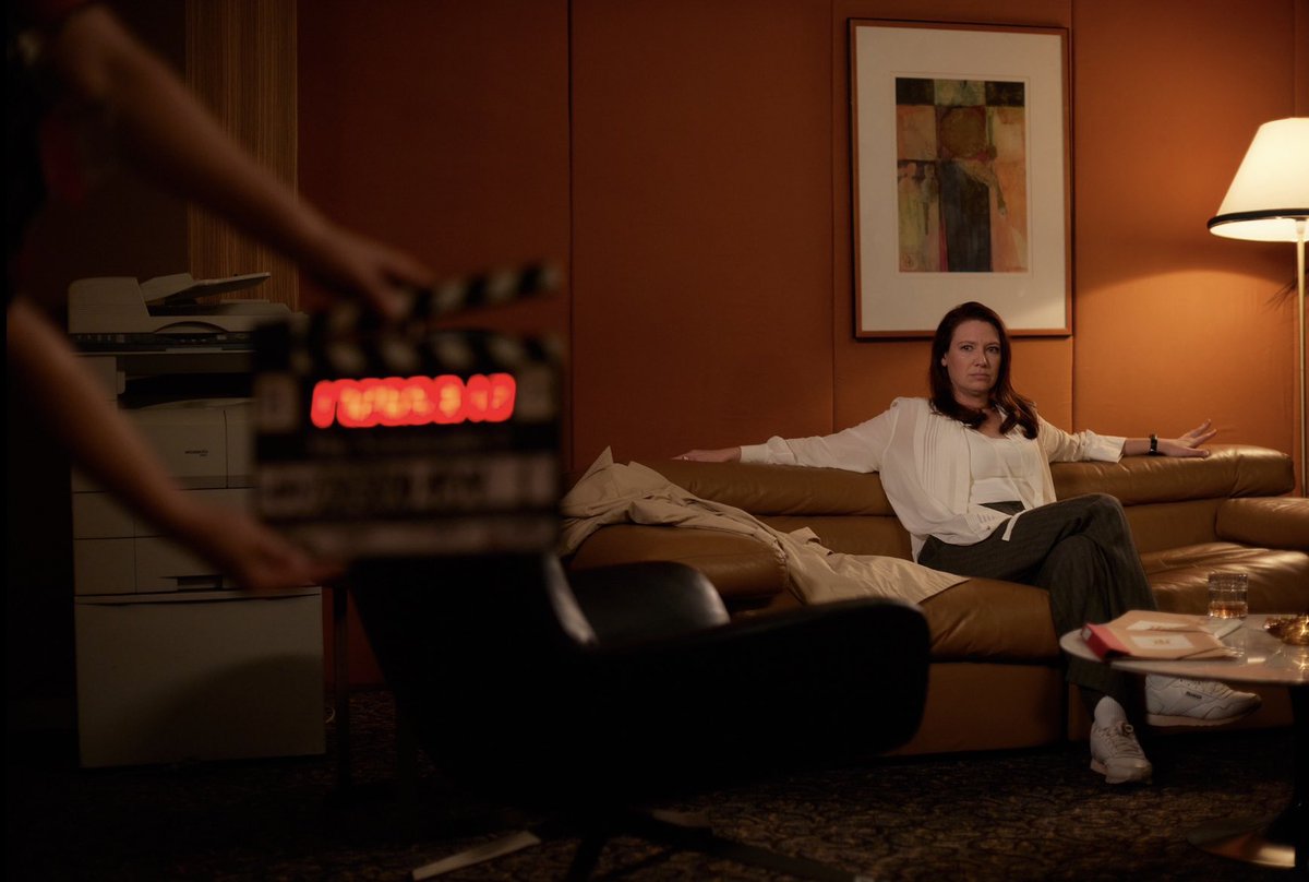 Anna Torv, about to command another frame. #TheNewsreader