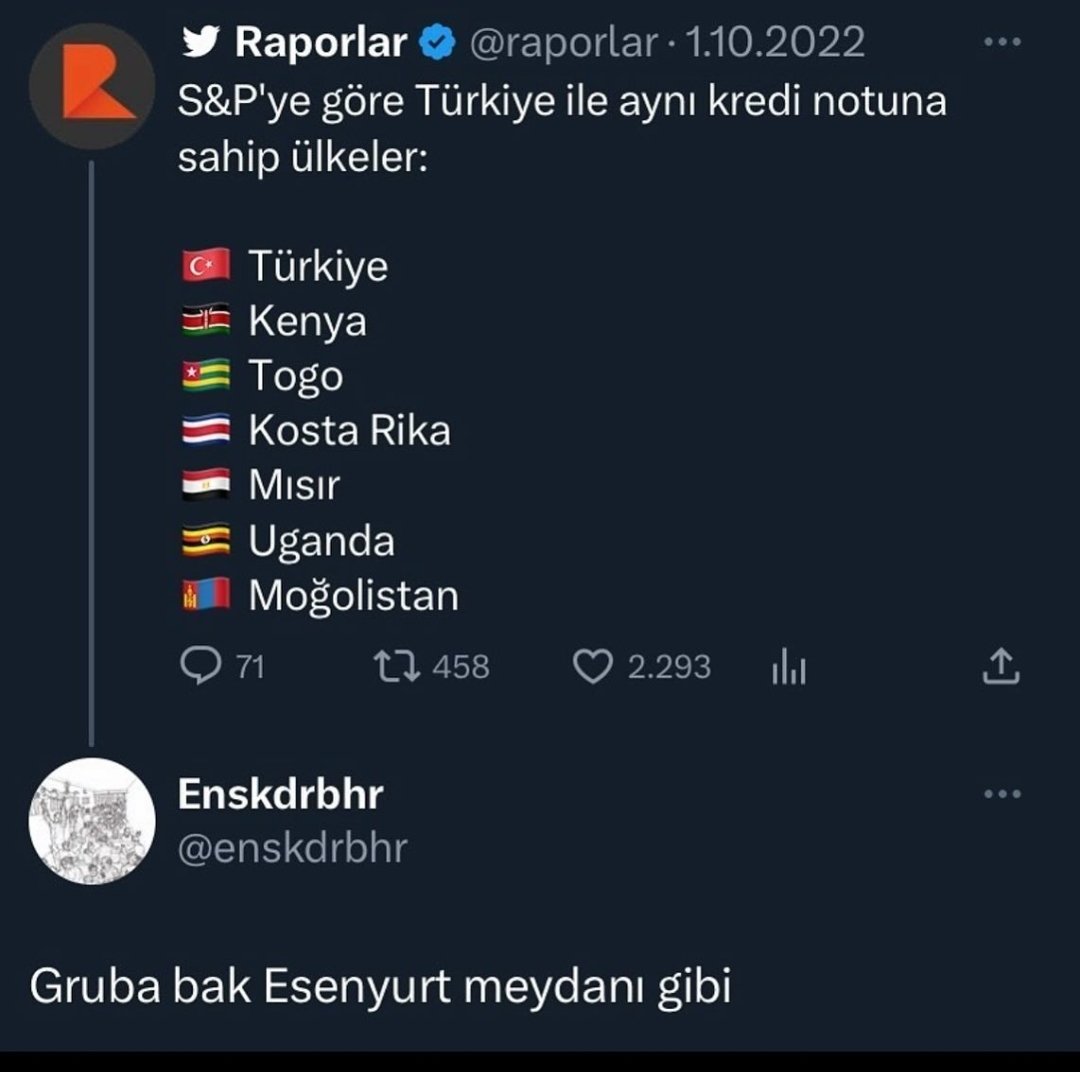 #krediderecelendirme #ekonomi #kredinotu

S&amp;P'nin bu hafta 29 Eylül'de #Türkiye gözden geçirmesi var.. 

Tez vakitte hakkettigimiz noktaya gelebilmeyi diliyoruz..