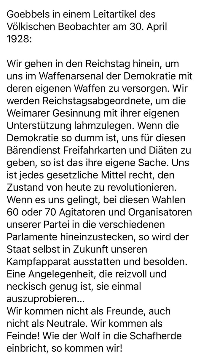 Die Parallele zur #AfD ist nicht zu übersehen…