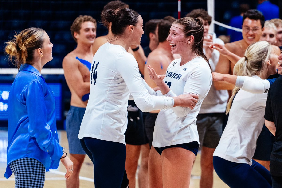 Xavier Volleyball tweet media
