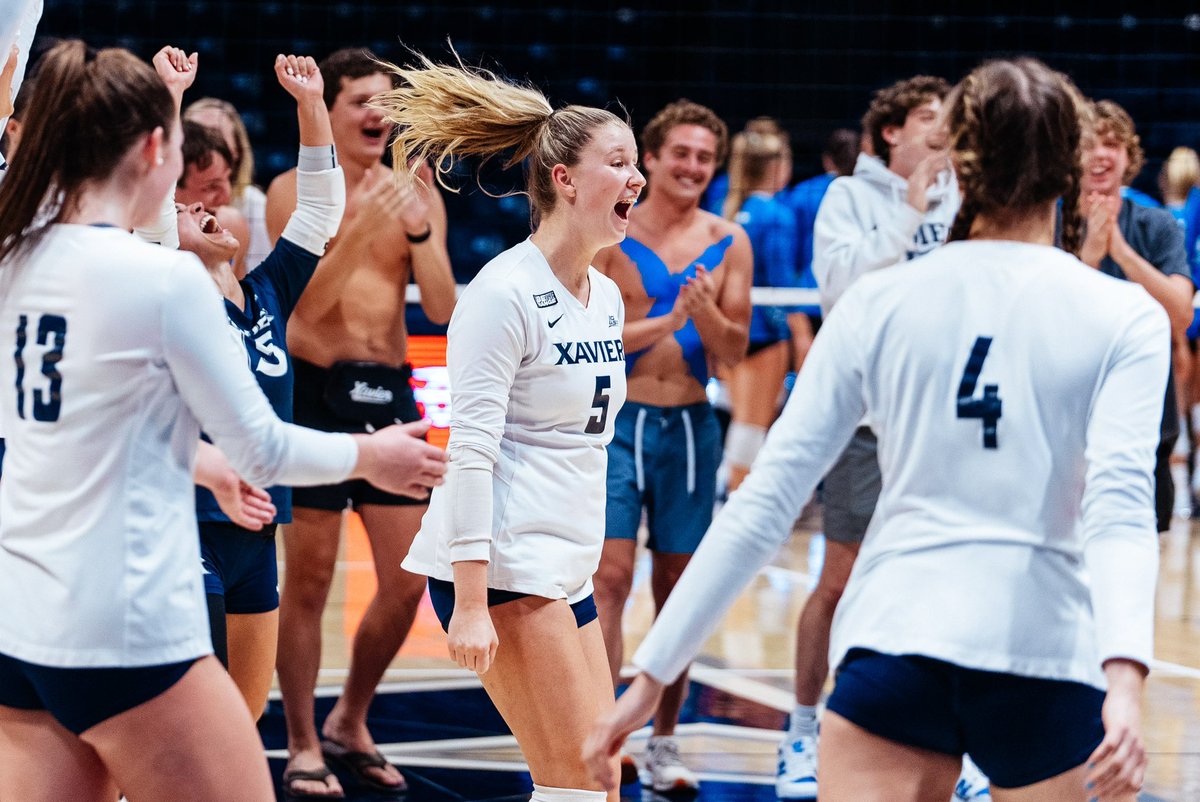 Xavier Volleyball tweet media
