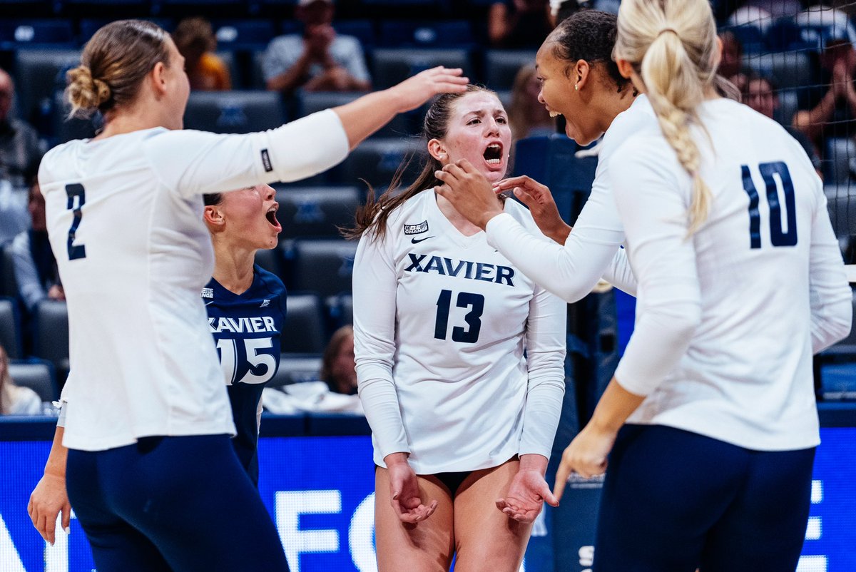 Xavier Volleyball tweet media