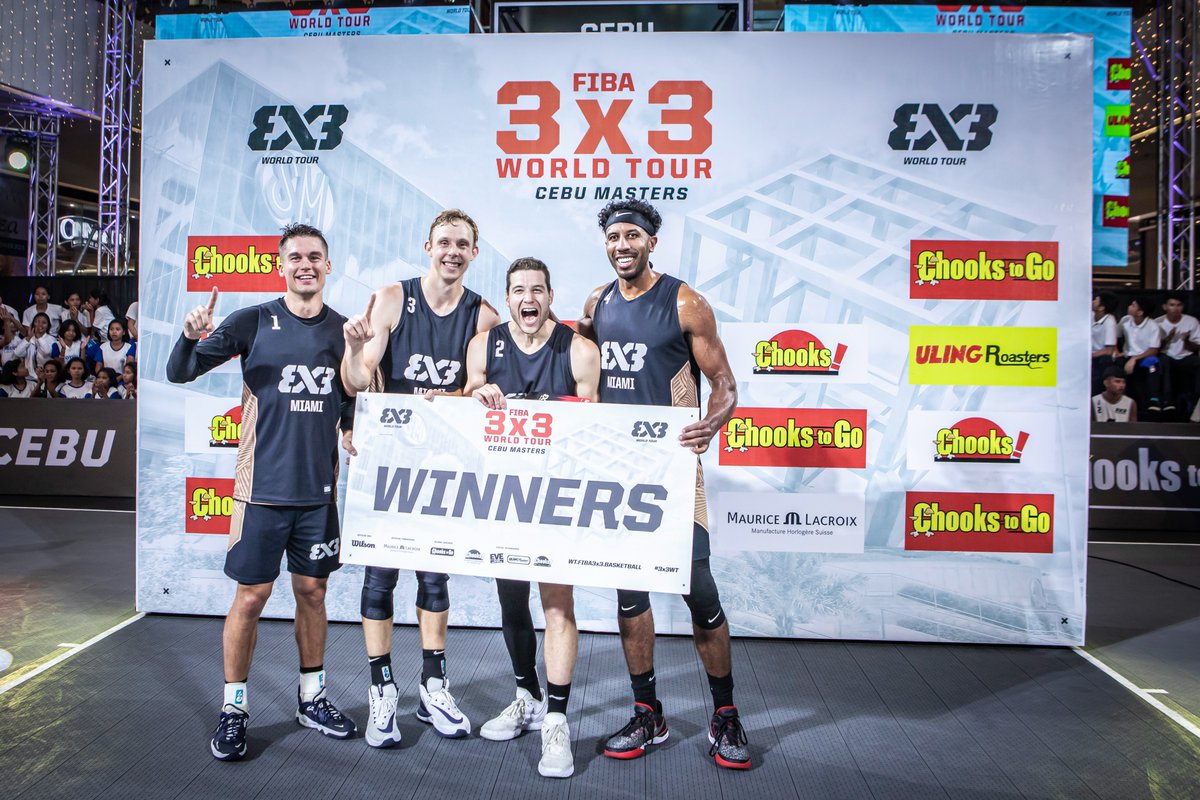 You see what it means. A long time coming for 🌴 Miami! 🫡🏆 #3x3WTCebu