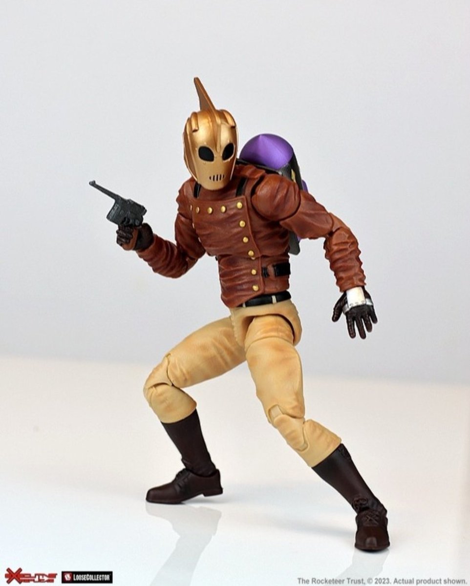 Man, the Rocketeer from <a href="/DaveCardenas6/">LooseCollector_Collectibles</a> and <a href="/EXReplicasToys/">Executive Replicas</a> is looking BEAUTIFUL! 🔥 #Rocketeer #TheRocketeer
