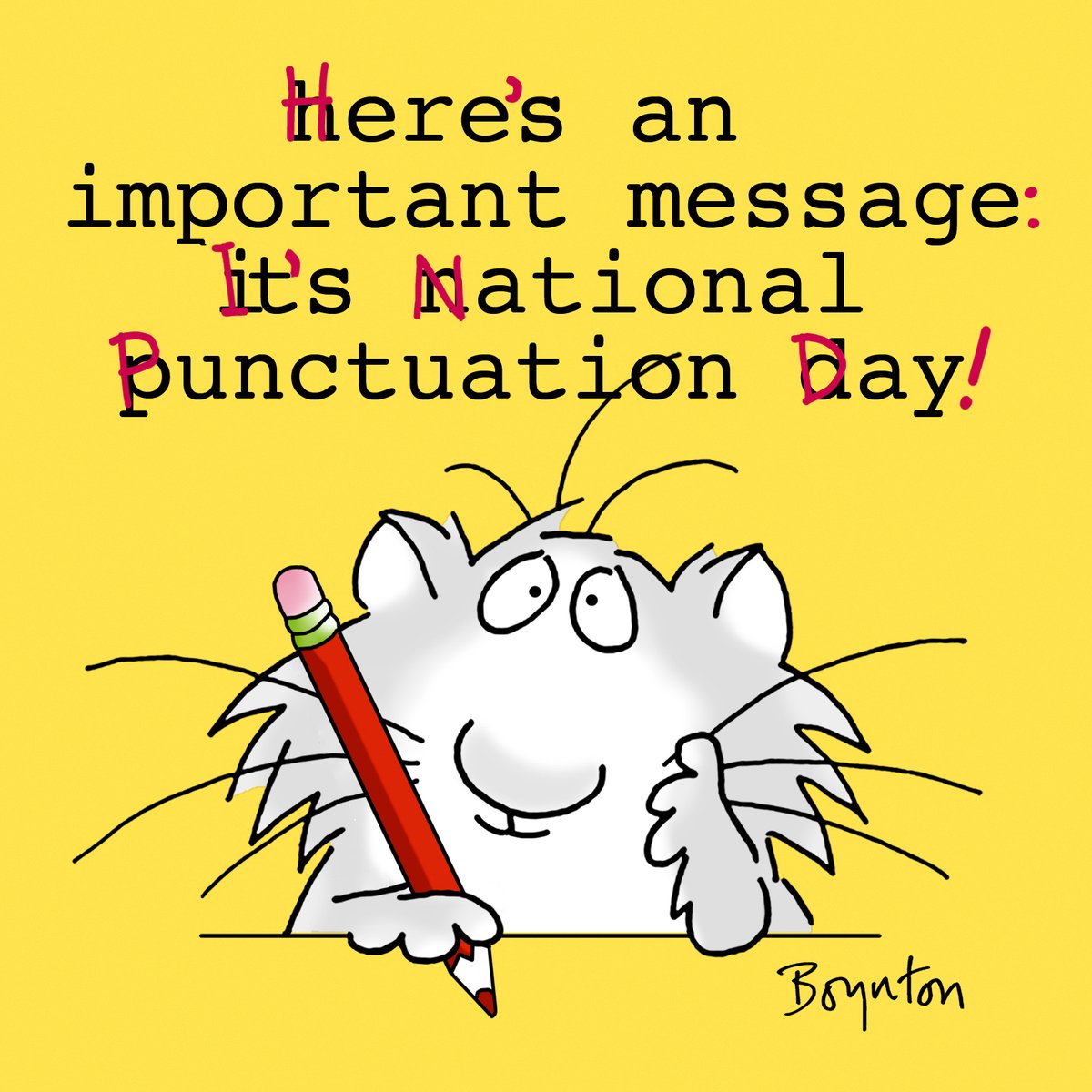 Punctuate responsibly. #PunctuationDay