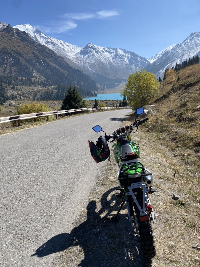 Geog_HA's tweet photo. Almaty, Kazakhstan at its finest today! Teachers now on 2 wheels… #Almaty #Kazakhstan #internationalteacher #Mountains #CentralAsia #Teacher5aday #Teacher #TeamGeo https://t.co/S8c1xxAEDZ