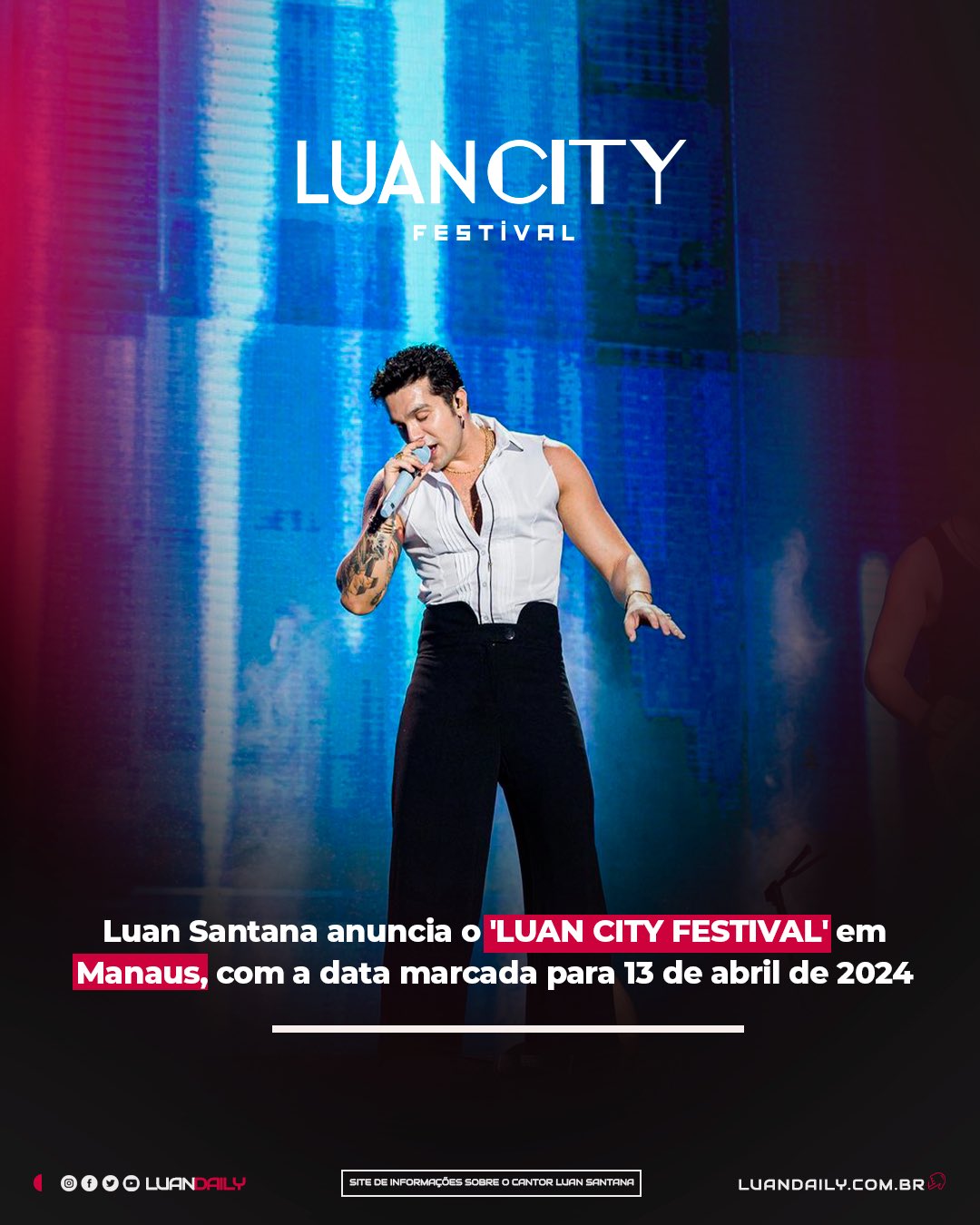 Luan City  LUANDAILY // Único como ele!