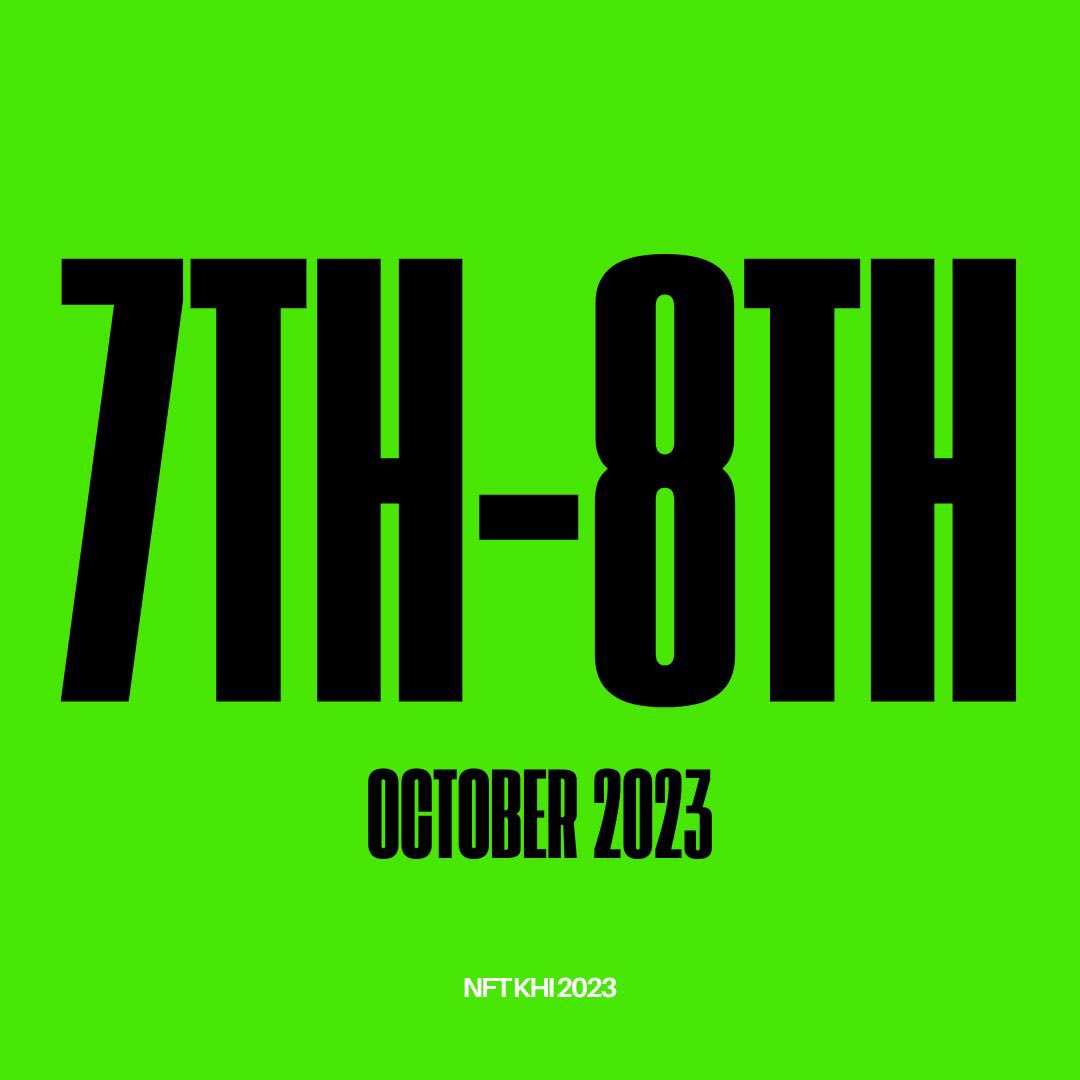 #NFTKHI is not the FOMO you want ❤️ mark your calendars 📆 right now and make sure to pull up.

It’s time to rejoice and celebrate the face we build together. 🇵🇰🌎✅

#NFTKHI
#AsIRLAsItGets

<a href="/FutureFestPK/">Future Fest</a> • <a href="/EjadLabs/">Ejad Labs</a> • <a href="/StudiosManifest/">Manifest Studios</a> 

🚨