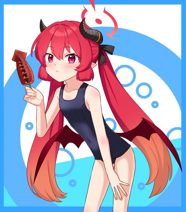 スク水ジュンコ…スクみジュンコ… #ブルアカ 