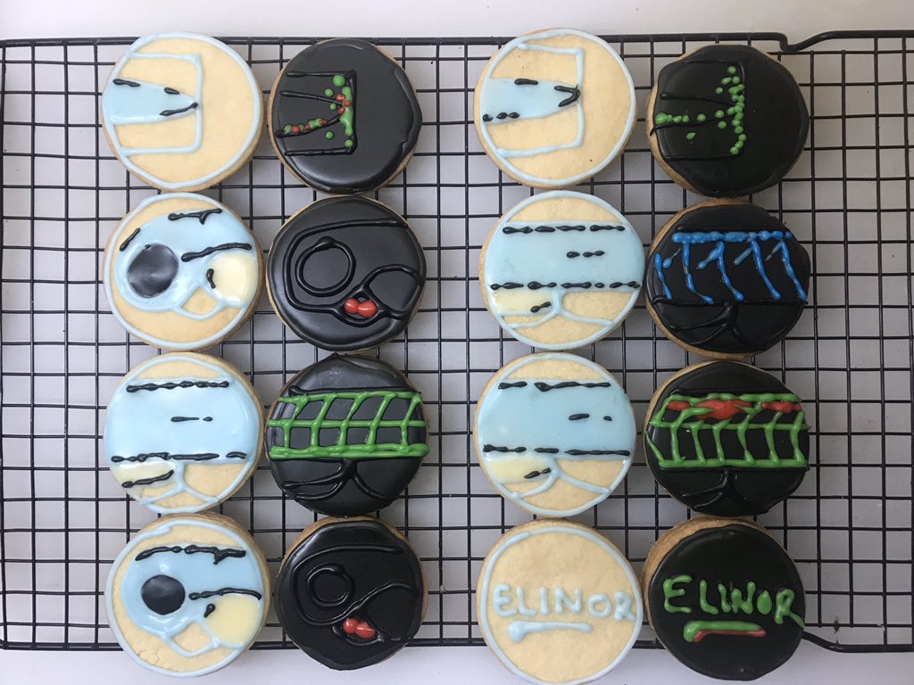 Transgenic zebrafish cookies 😋 Credit to <a href="/ElinorHortle/">Elinor Hortle 🐟🐀🔬🧫</a>. #ZebrafishZunday