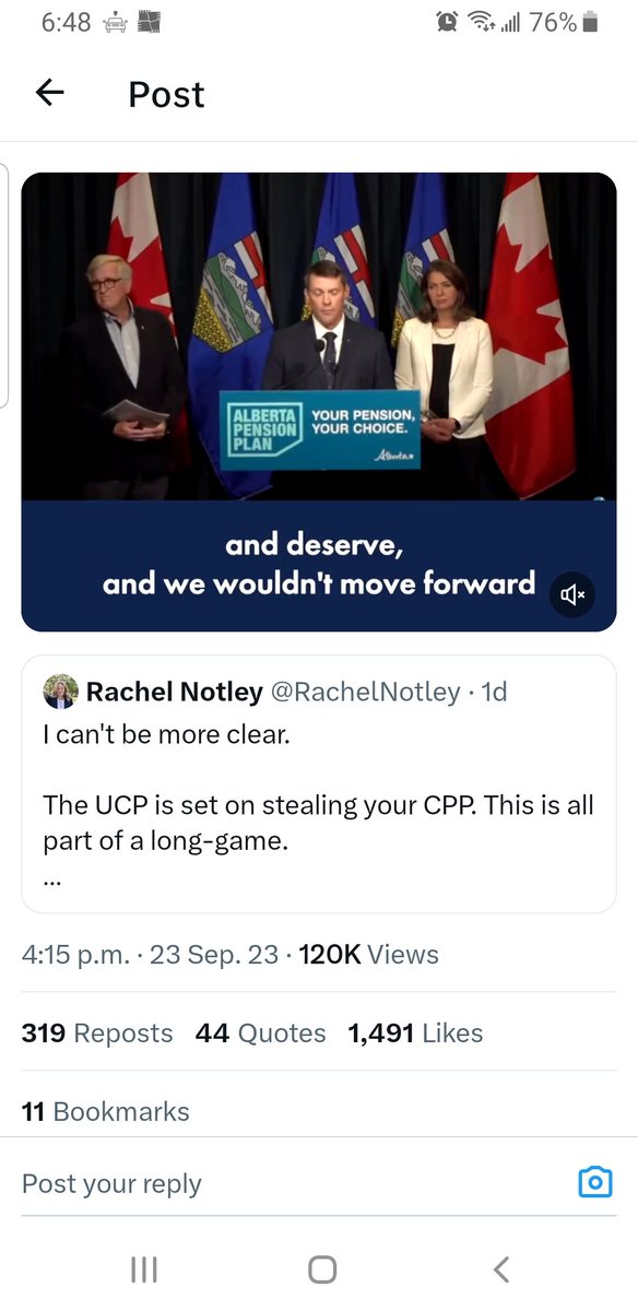 Bagelious's tweet photo. @HStefansonMB @homes4heroesfdn @Cmdr_Hadfield This what the #MbPC really want
Your CPP.
Just look at Danielle Smith. https://t.co/UErujPf4T4