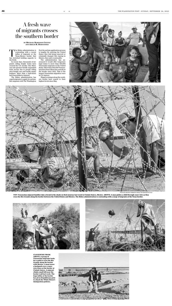 Always great to see one’s work on the printed page. And how it looks in black and white. Thanks to <a href="/nataliathinks/">Natalia Jiménez</a> for the excellent edit. 
#photograghy <a href="/washingtonpost/">The Washington Post</a>