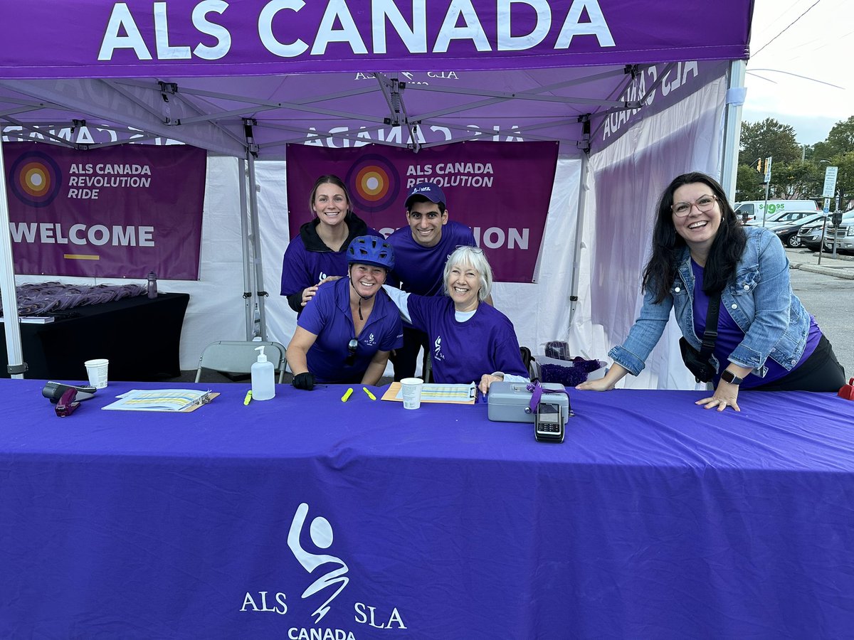 temerityTM's tweet photo. Getting ready at the start line for the @ALSCanada Revolution Ride. #AFutureWithoutALS https://t.co/Q8yhC50a4m