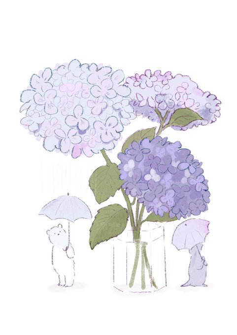 「紫陽花」のTwitter画像/イラスト(新着｜RT&Fav:50)｜2ページ目