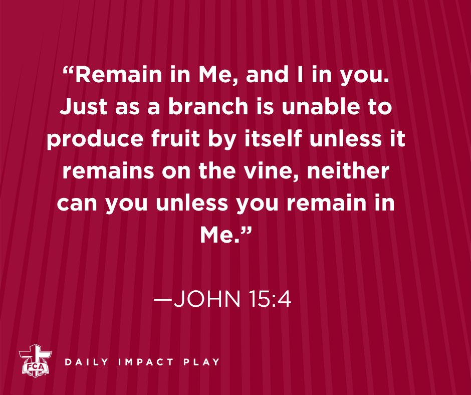 How can you allow God to work in you as you compete? ow.ly/JPTP50POHiF #DailyDevotional #FCAImpactPlay