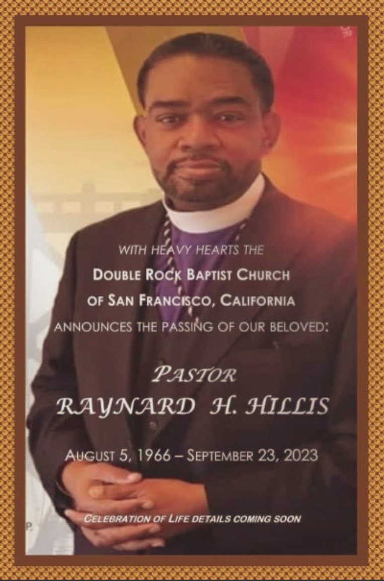 chriswwright1's tweet photo. #heavyheart
The sad news of my high school classmate, brother, friend and co laborer of the gospel, Pastor Raynard H. Hillis passing at age 58 yesterday. “Lord teach us to number our days”

Praying for his family, flock and friends.
#RIPBishop🙏🏾 https://t.co/14FGrrbl0Q