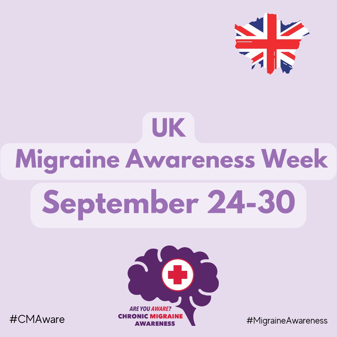 UK Migraine Awareness Week

#CMAware
#UKMigraineAwarenessWeek