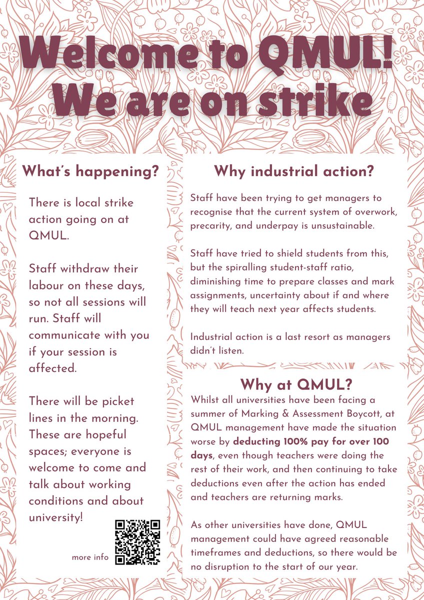 Queen Mary UCU tweet media