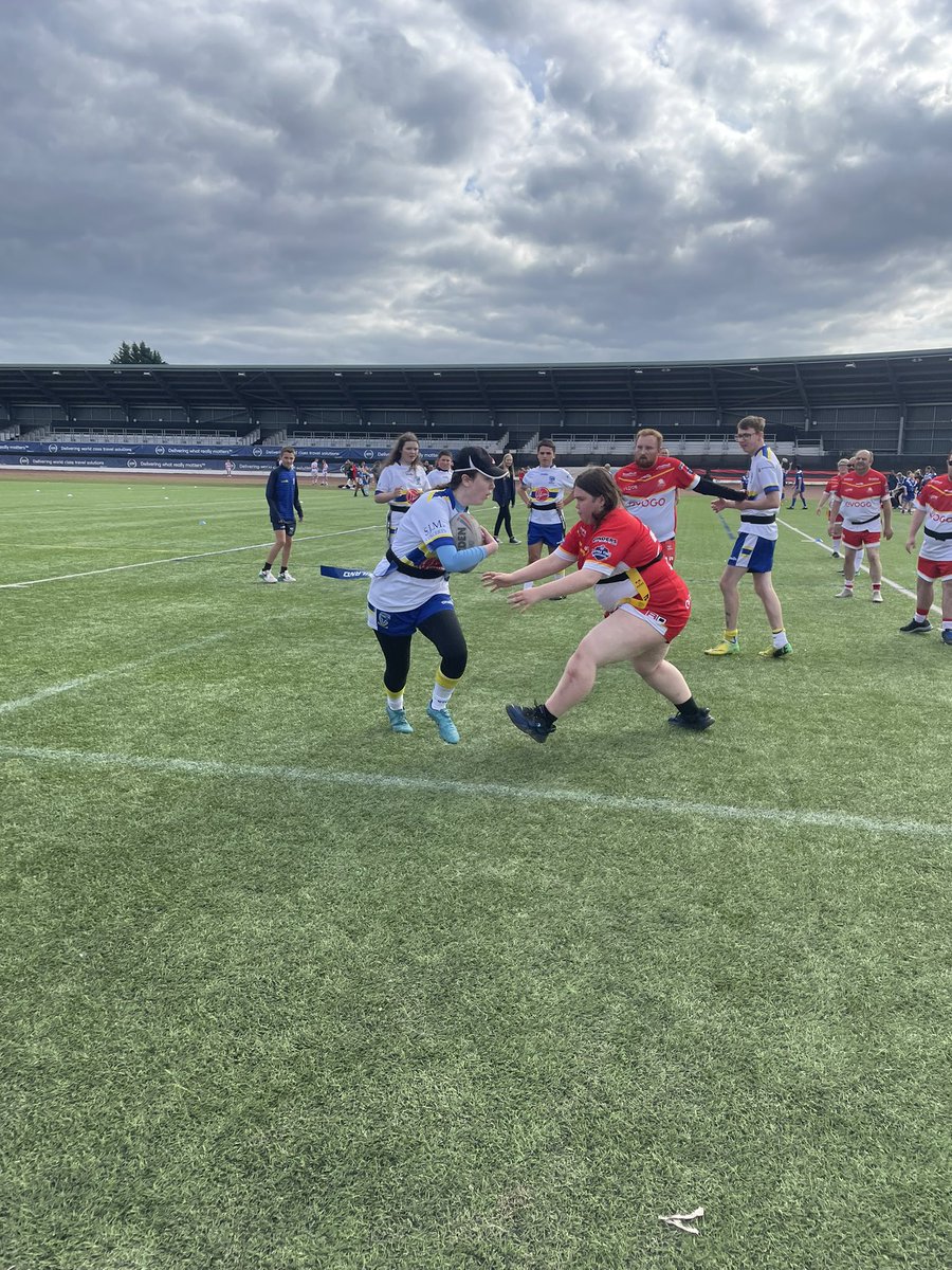 Ginge_sj's tweet photo. Great day yesterday at the final @ComIntCare @LDSuperLeague festival! All Cheshire and Yorkshire teams together in the biggest event of the year was a fantastic atmosphere 💛💙 https://t.co/TUSVzXTRQr