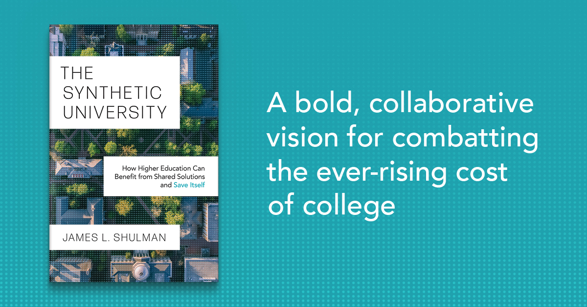 .<a href="/jamesshulman/">jamesshulman</a>’s The Synthetic University shows how to preserve the institutions that we need to foster innovation and prepare diverse students to lead meaningful and productive lives. 

Out in North America on Oct 3 (UK/Europe 28 Nov pub).

hubs.ly/Q021xg330 #HigherEd