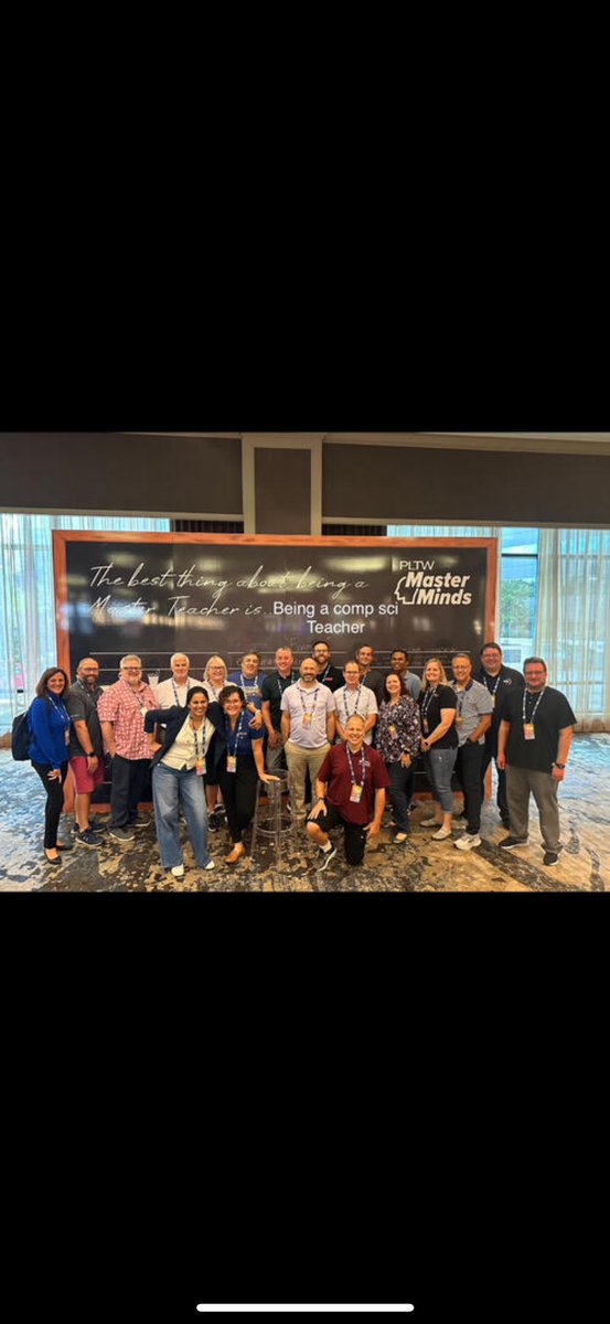LakelandPLTW's tweet photo. I spent the last three days in Dallas, TX at the @PLTWorg #PLTWMasterminds Master Teacher Conference.  Great breakout sessions, curriculum updates, caught a Rangers game (what a stadium!), saw AT&amp;T Stadium (yep, left it standing).  A great experience!! https://t.co/UIy1u9YvaX